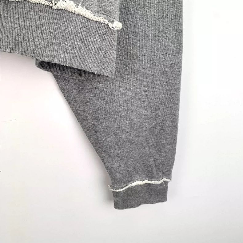 Miu Miu MiuMiu Gray Logo Cotton Long Sleeve Sweatshirt Size XS / US 0-2 / IT 36-38 - 5 Thumbnail