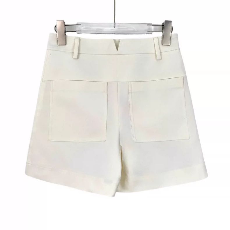 Hermes Hermes Beige Cotton Casual Shorts XXS Size Size 34" / US 12 / IT 48 - 2 Thumbnail