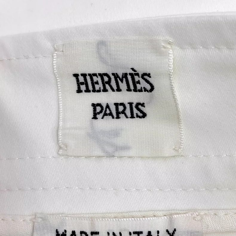 Hermes Hermes Beige Cotton Casual Shorts XXS Size Size 34" / US 12 / IT 48 - 5 Thumbnail