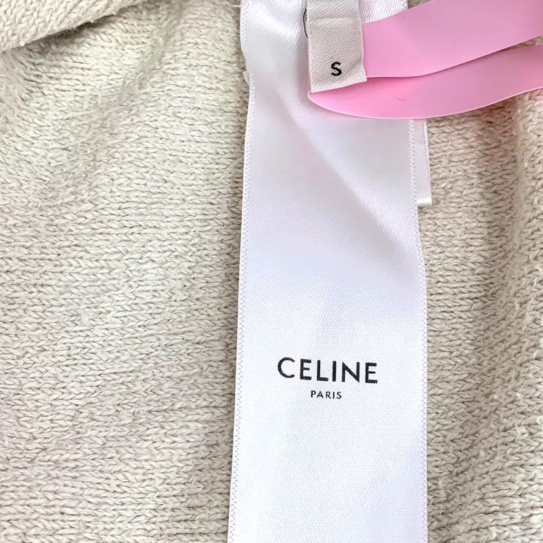 Celine Celine Beige Cotton Knit Long Sleeve Sweater Size S / US 4 / IT 40 - 6 Thumbnail