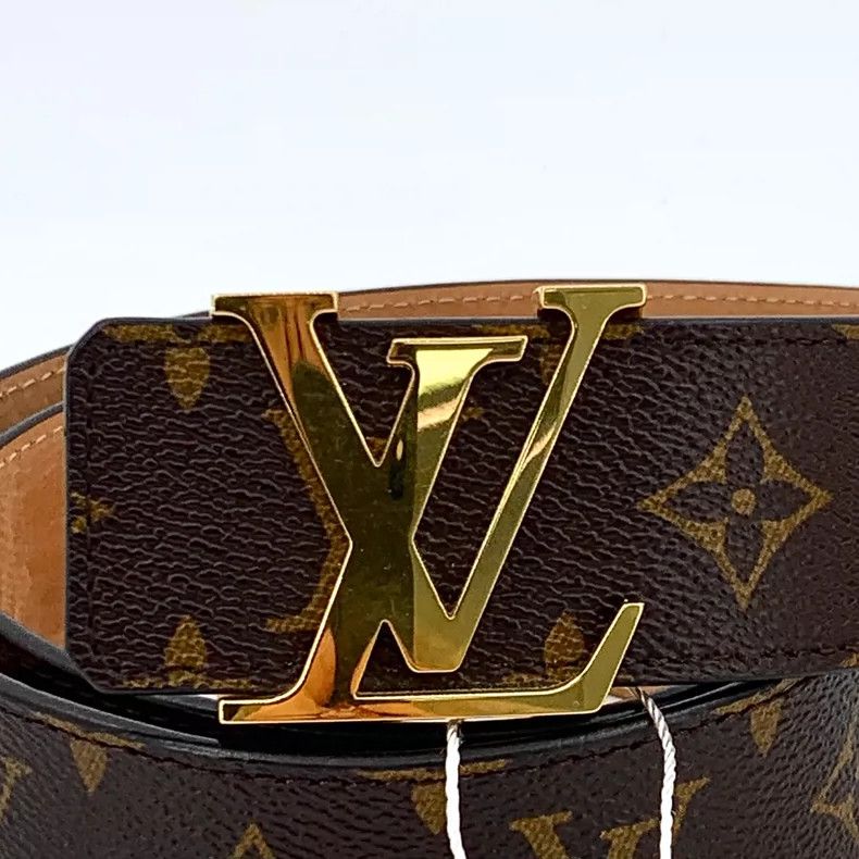 Louis Vuitton Louis Vuitton Brown Logo Smooth Buckle Belt Size ONE SIZE - 2 Thumbnail