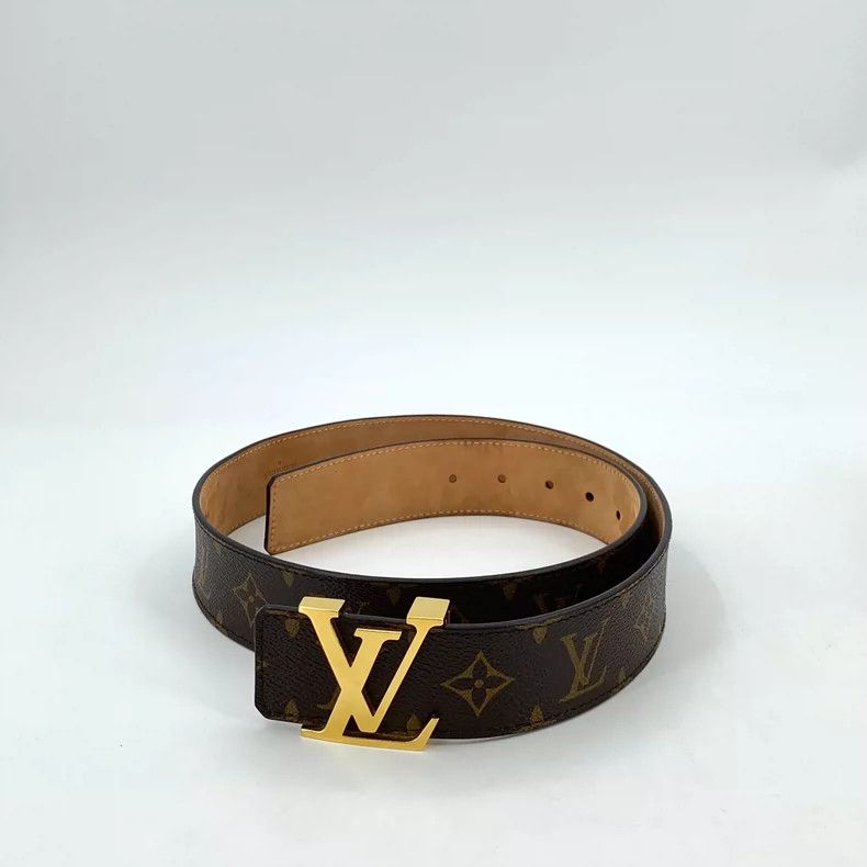 Louis Vuitton Louis Vuitton Brown Logo Smooth Buckle Belt Size ONE SIZE - 3 Thumbnail
