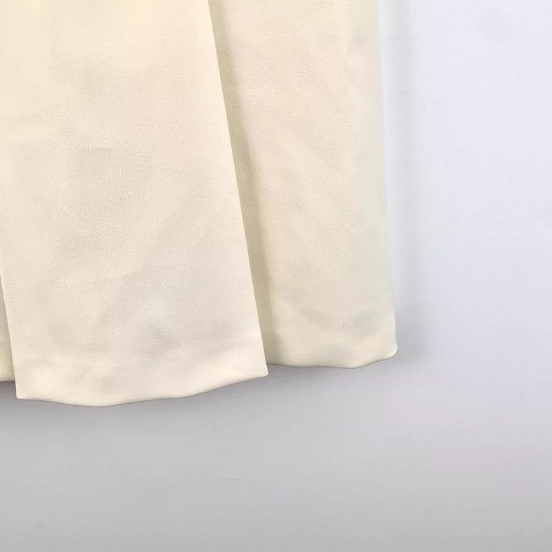 Valentino Valentino Beige Sleeveless Dress with Buttons Size L / US 10 / IT 46 - 4 Thumbnail