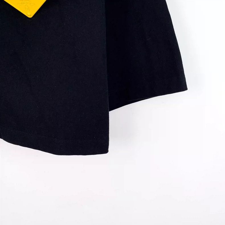 Prada Prada Black Cotton Short Sleeve T-Shirt Size S / US 4 / IT 40 - 4 Thumbnail