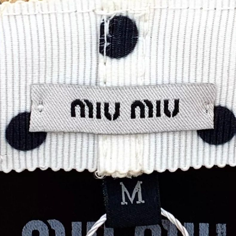 Miu Miu MiuMiu Yellow Polka Dot Straw Hat Size ONE SIZE - 8 Thumbnail