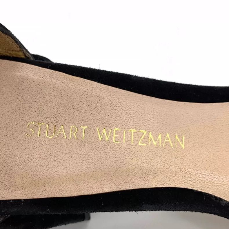 Jimmy Choo Stuart Weitzman Black Heeled Sandals Size US 4 / IT 34 - 7 Thumbnail