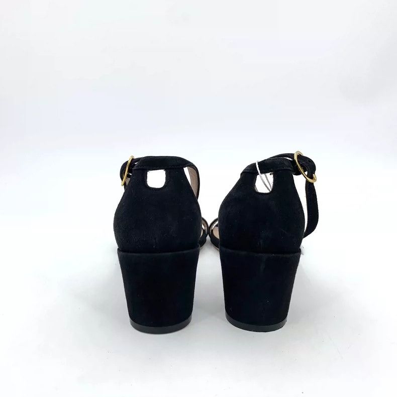 Jimmy Choo Stuart Weitzman Black Heeled Sandals Size US 4 / IT 34 - 4 Thumbnail