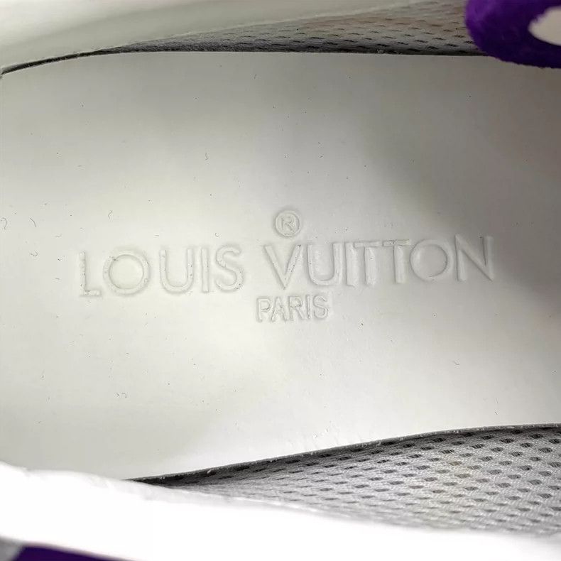 Louis Vuitton Purple Louis Vuitton Suede Casual Sneakers Size US 6 / IT 36 - 7 Thumbnail