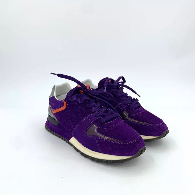 Louis Vuitton Purple Louis Vuitton Suede Casual Sneakers Size US 6 / IT 36 - 2 Thumbnail