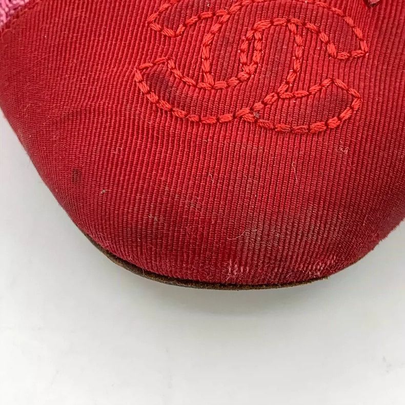 Chanel Chanel Red Bow Flat Shoes Size 38 Size US 8 / IT 38 - 9 Thumbnail