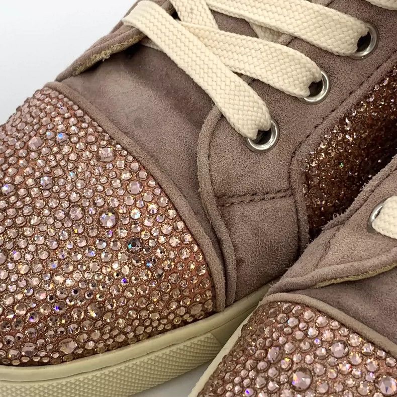 Christian Louboutin Christian Louboutin Pink High-Top Sneakers Size US 6 / IT 36 - 9 Thumbnail