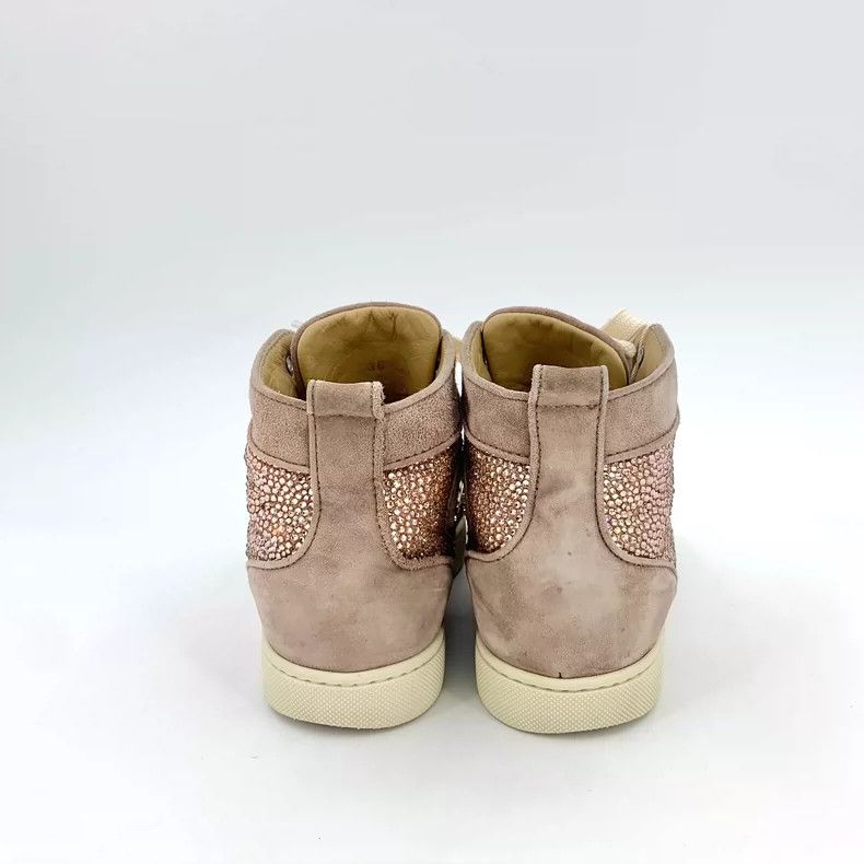 Christian Louboutin Christian Louboutin Pink High-Top Sneakers Size US 6 / IT 36 - 4 Thumbnail