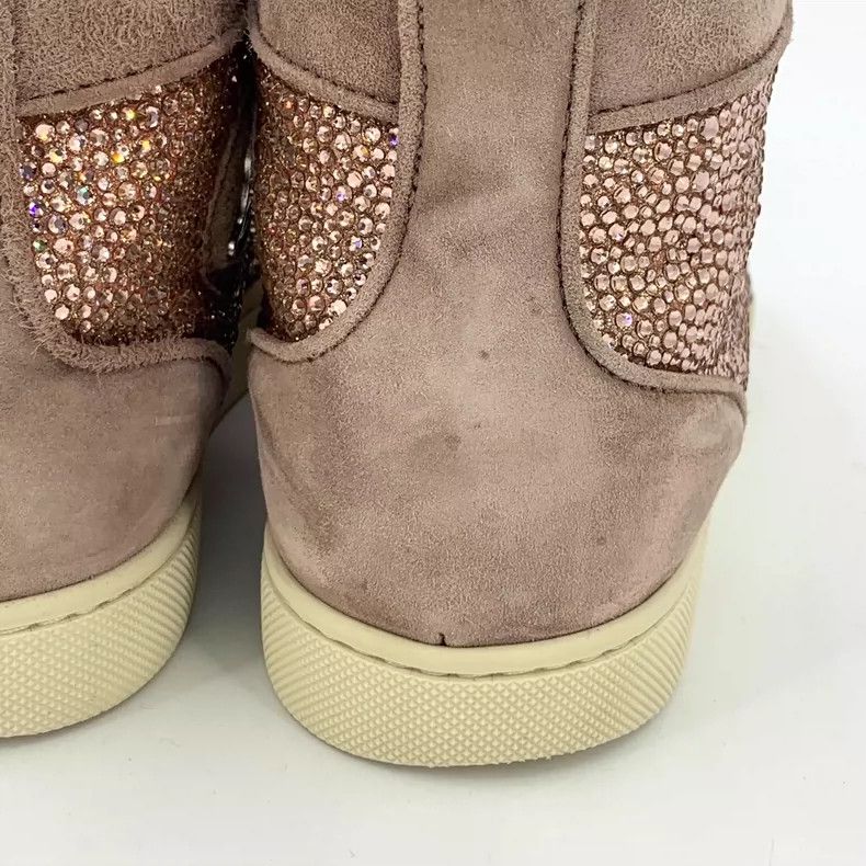 Christian Louboutin Christian Louboutin Pink High-Top Sneakers Size US 6 / IT 36 - 8 Thumbnail