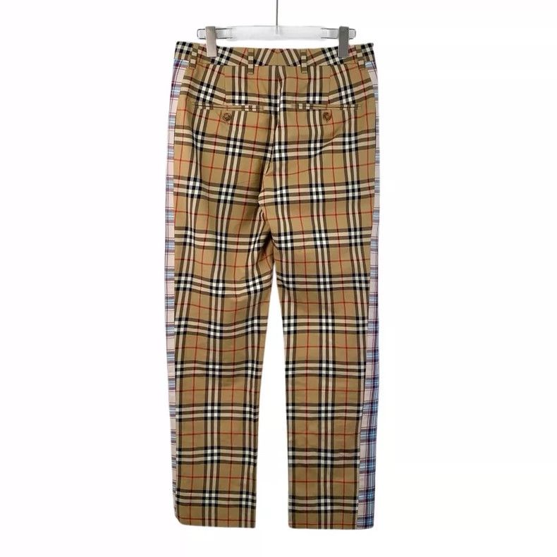Burberry Burberry Brown Striped Cotton Casual Pants Size 40" / US 18 - 2 Thumbnail