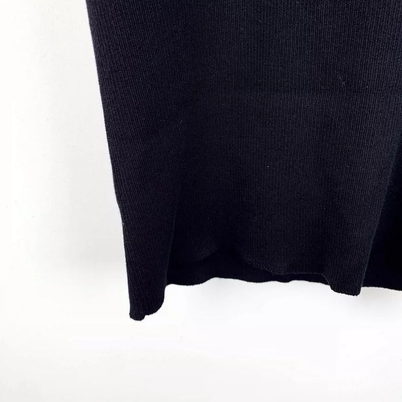 Celine Celine Black Silk Sleeveless Dress with Back Cutout Size L / US 10 / IT 46 - 5 Thumbnail