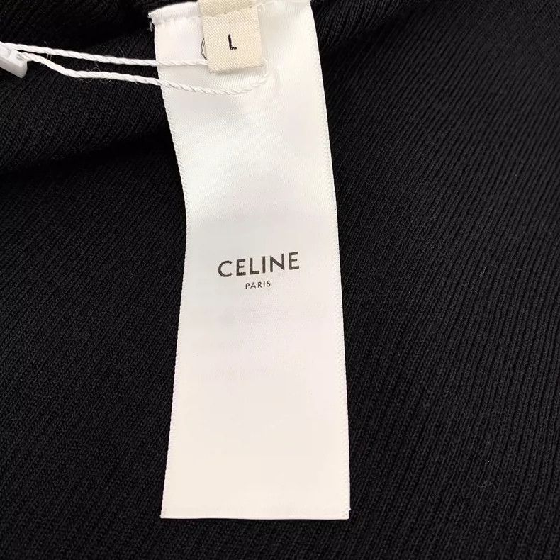 Celine Celine Black Silk Sleeveless Dress with Back Cutout Size L / US 10 / IT 46 - 7 Thumbnail