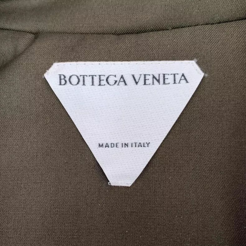 Bottega Veneta Bottega Veneta Green Cotton Long Sleeve Coat Size XS / US 0-2 / IT 36-38 - 6 Thumbnail
