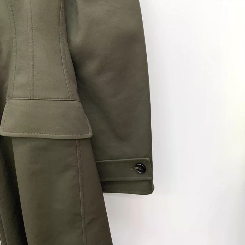 Bottega Veneta Bottega Veneta Green Cotton Long Sleeve Coat Size XS / US 0-2 / IT 36-38 - 4 Thumbnail