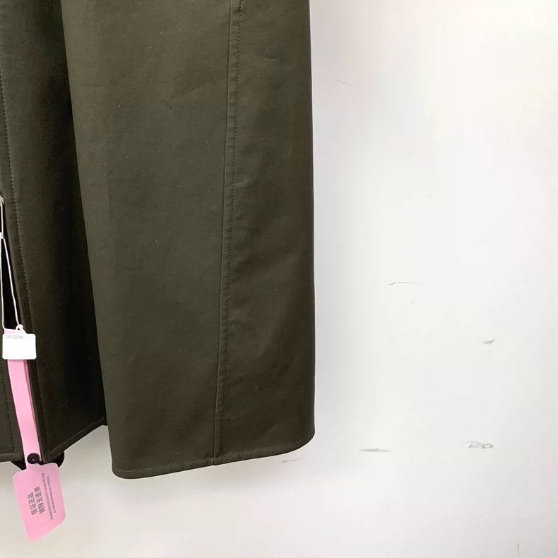 Bottega Veneta Bottega Veneta Green Cotton Long Sleeve Coat Size XS / US 0-2 / IT 36-38 - 5 Thumbnail