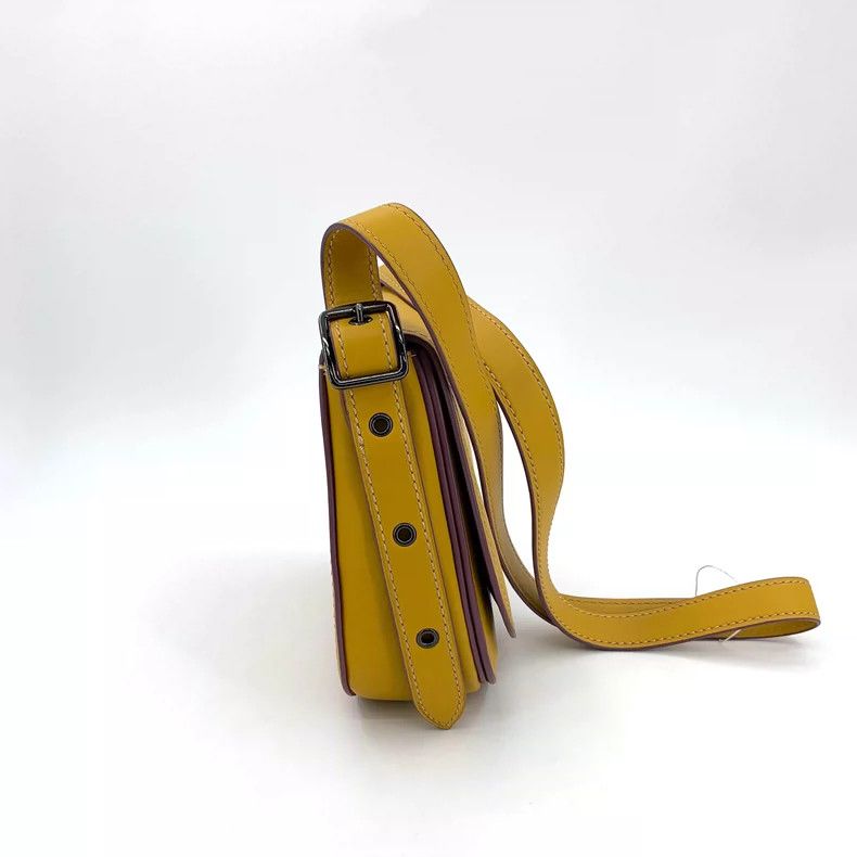 Coach Coach Yellow Crossbody Saddle Bag Size ONE SIZE - 4 Thumbnail