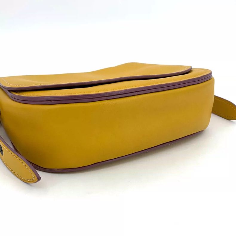 Coach Coach Yellow Crossbody Saddle Bag Size ONE SIZE - 5 Thumbnail