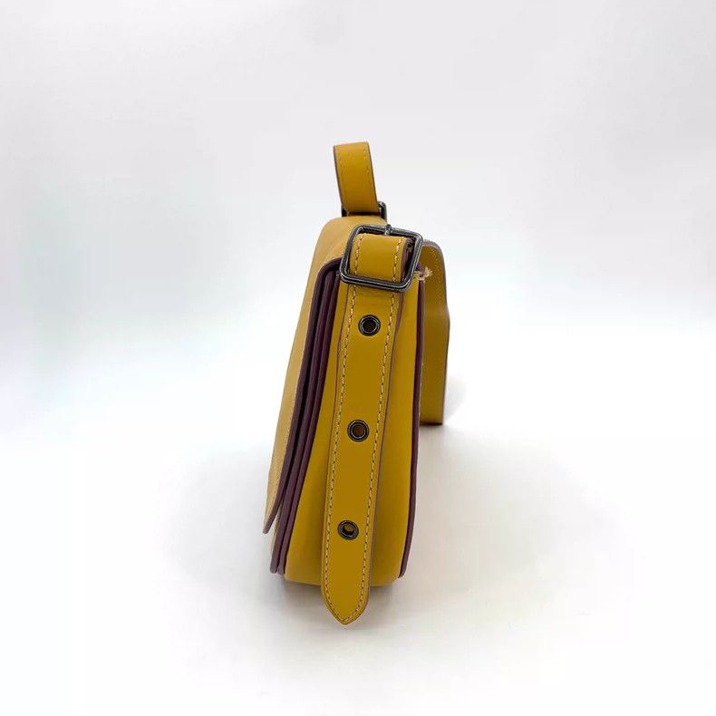 Coach Coach Yellow Crossbody Saddle Bag Size ONE SIZE - 3 Thumbnail