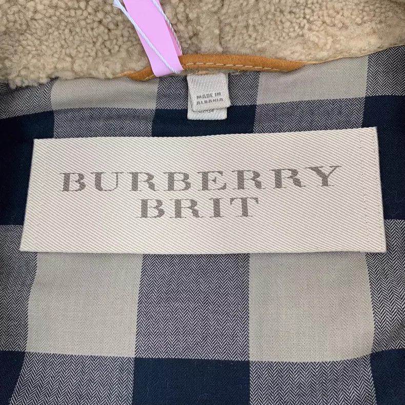Burberry Brown Shearling Collar Zip Jacket Size 38 Size S / US 4 / IT 40 - 5 Thumbnail