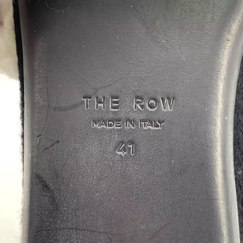 The Row Black Embroidered Casual Flat Shoes Size US 10 / IT 40 - 6 Thumbnail