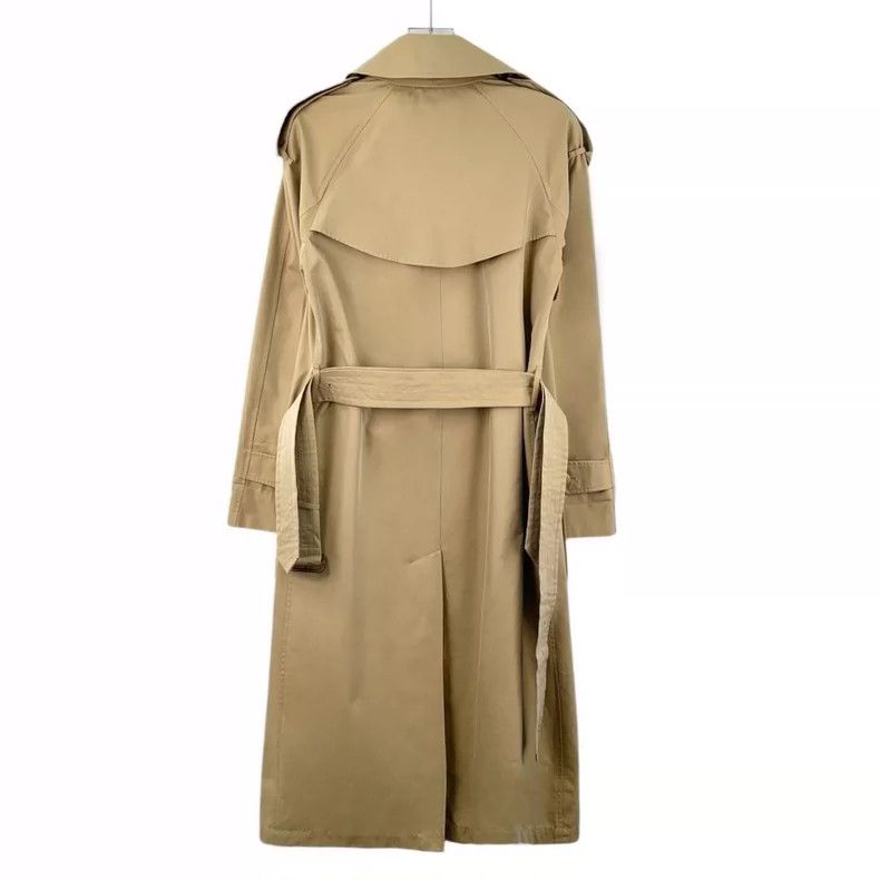 Burberry Burberry Brown Striped Trench Coat with Belt Size XS / US 0-2 / IT 36-38 - 2 Thumbnail