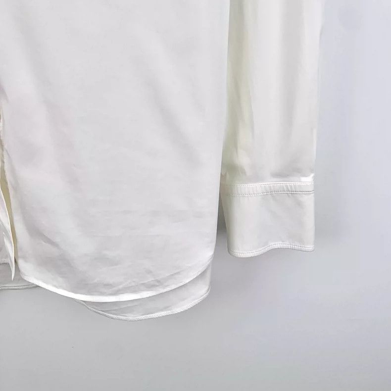 Louis Vuitton Louis Vuitton White Cotton Long Sleeve Shirt Size S / US 4 / IT 40 - 4 Thumbnail