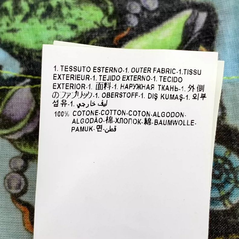 Versace Versace Multicolor Starfish Print Short Sleeve Shirt Size L / US 10 / IT 46 - 7 Thumbnail