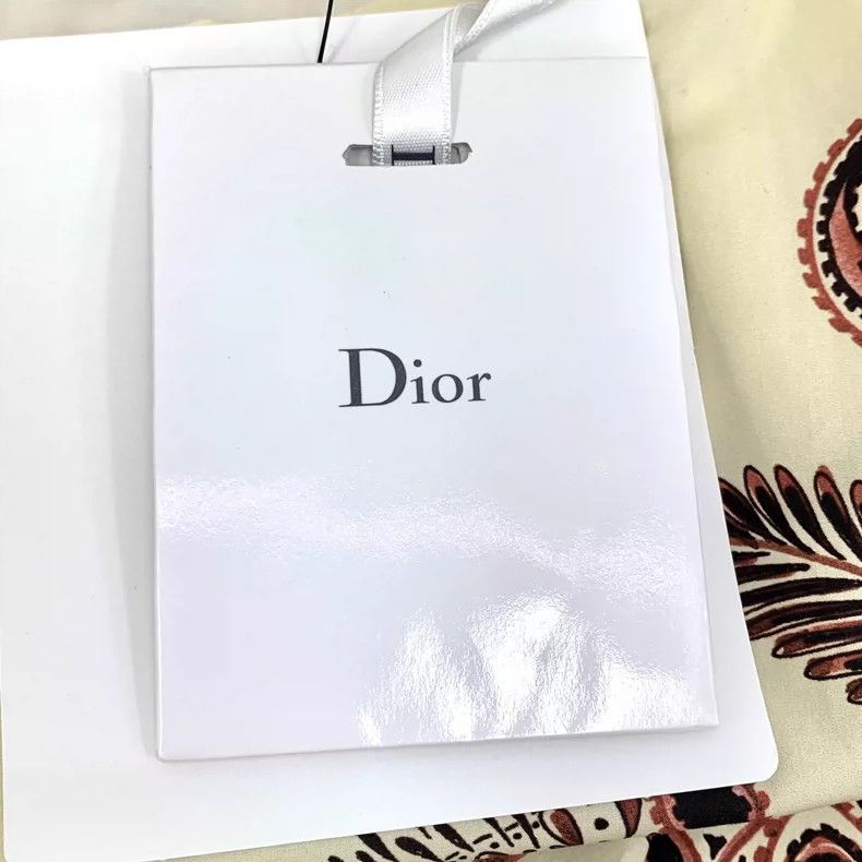 Dior Beige Floral Print Cotton Midi Skirt Size 36" / US 14 / IT 50 - 7 Thumbnail