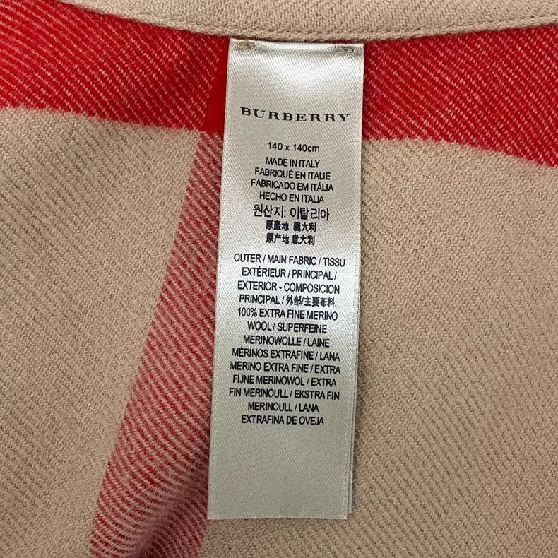 Burberry Burberry Classic Brown Wool Cape Shawl Size ONE SIZE - 6 Thumbnail