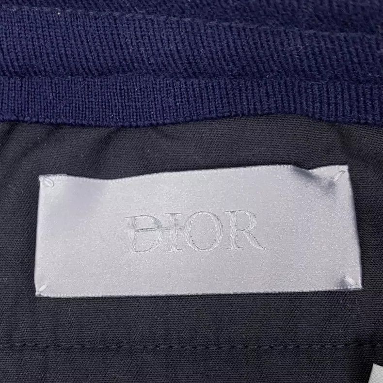 Dior Dior Navy Striped Wool Drawstring Casual Pants Size 23" - 5 Thumbnail