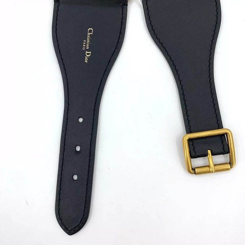 Dior Christian Dior Brown Logo Belt 81.5*6.5cm Size ONE SIZE - 4 Thumbnail