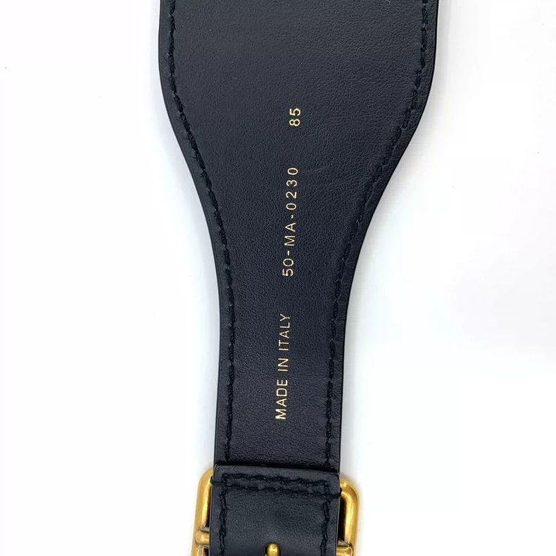 Dior Christian Dior Blue Letter Belt Strap 82.5*7cm Size ONE SIZE - 7 Thumbnail