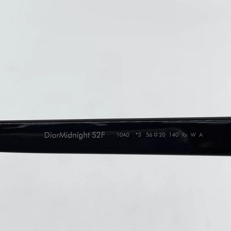 Dior Christian Dior Black Logo Sunglasses with Case Size ONE SIZE - 8 Thumbnail