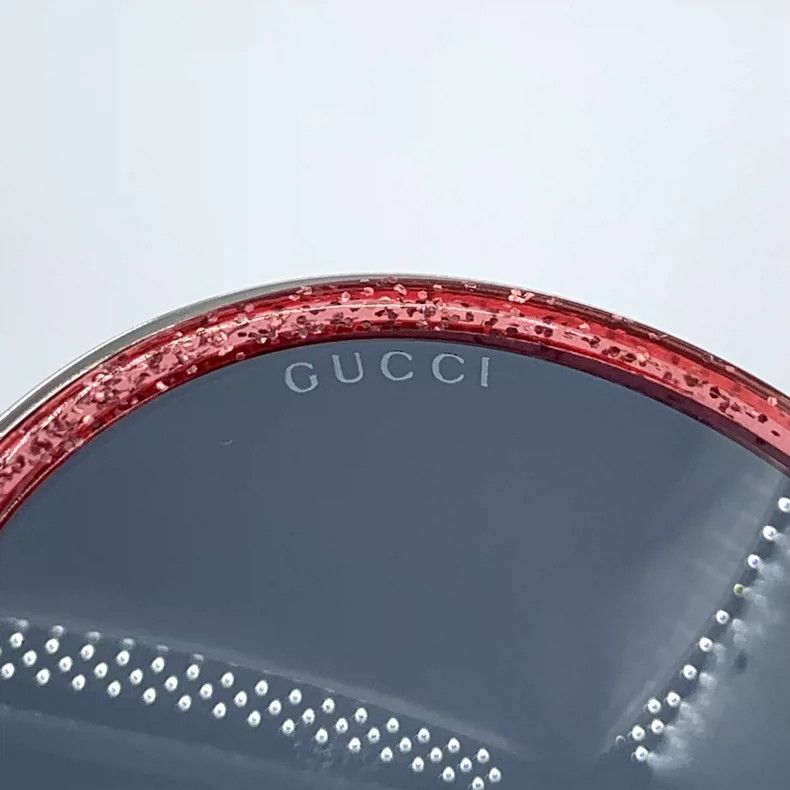 Gucci Gucci Blue Round Frame Bee Sunglasses Size ONE SIZE - 5 Thumbnail