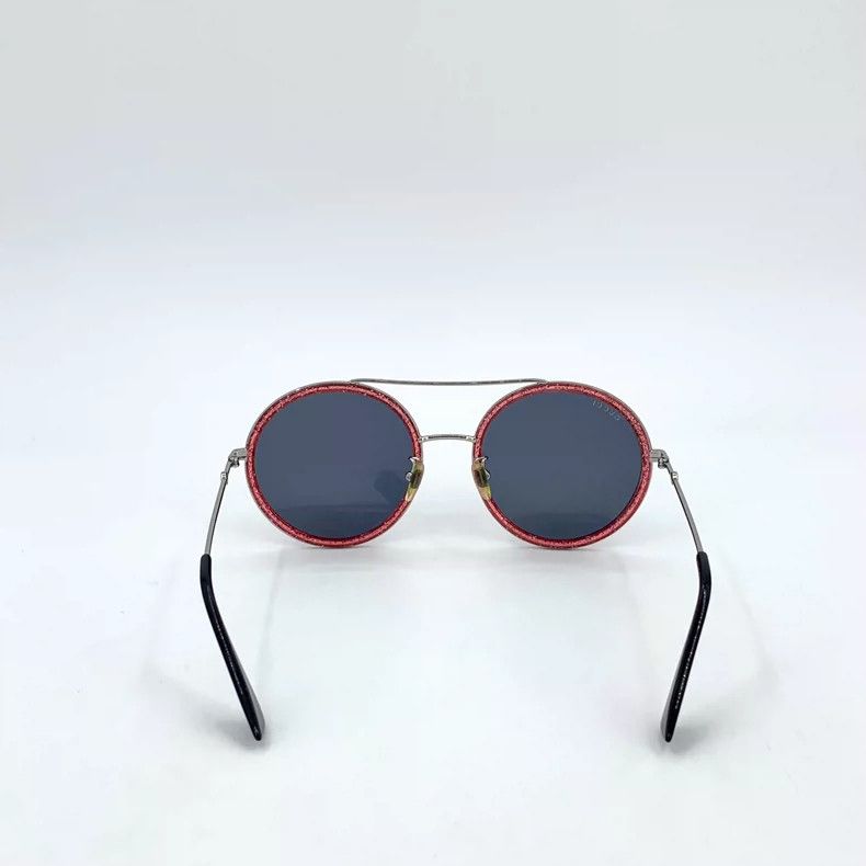 Gucci Gucci Blue Round Frame Bee Sunglasses Size ONE SIZE - 4 Thumbnail