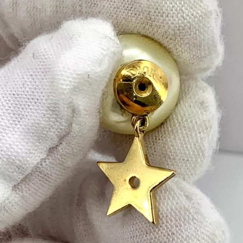 Dior Dior Pearl Star Earrings with Gold Accent Size ONE SIZE - 5 Thumbnail