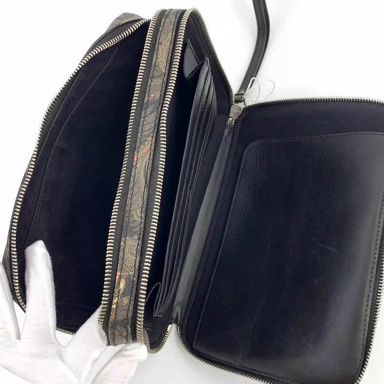 Givenchy Givenchy Brown Butterfly Print Clutch Bag Size ONE SIZE - 6 Thumbnail