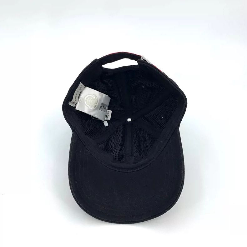Moncler Moncler Black Logo Baseball Cap Size ONE SIZE - 6 Thumbnail