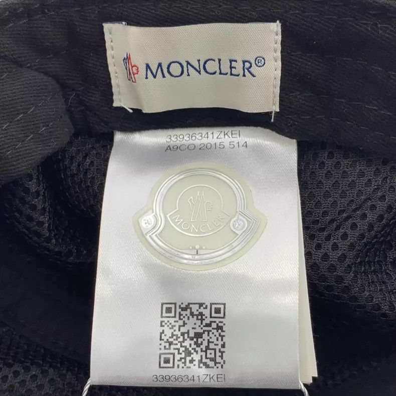 Moncler Moncler Black Logo Baseball Cap Size ONE SIZE - 7 Thumbnail