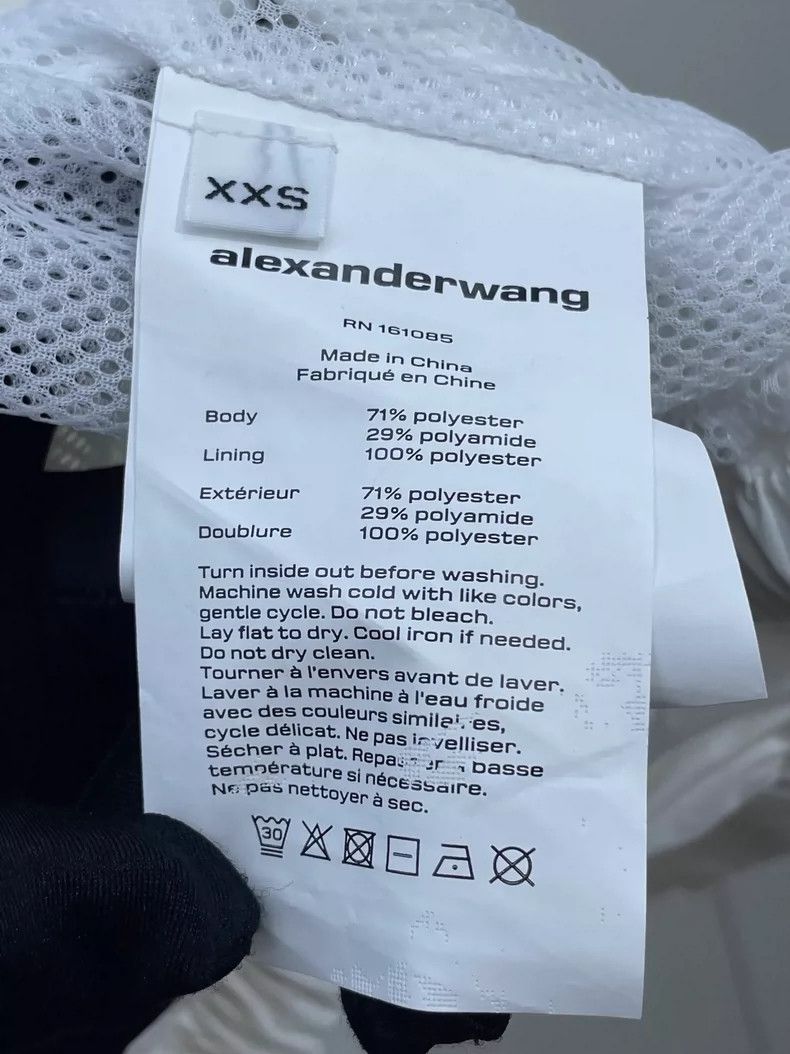 Alexander Wang Alexander Wang White Casual Windbreaker Jacket Size XXS / US 00 / IT 34 - 7 Thumbnail