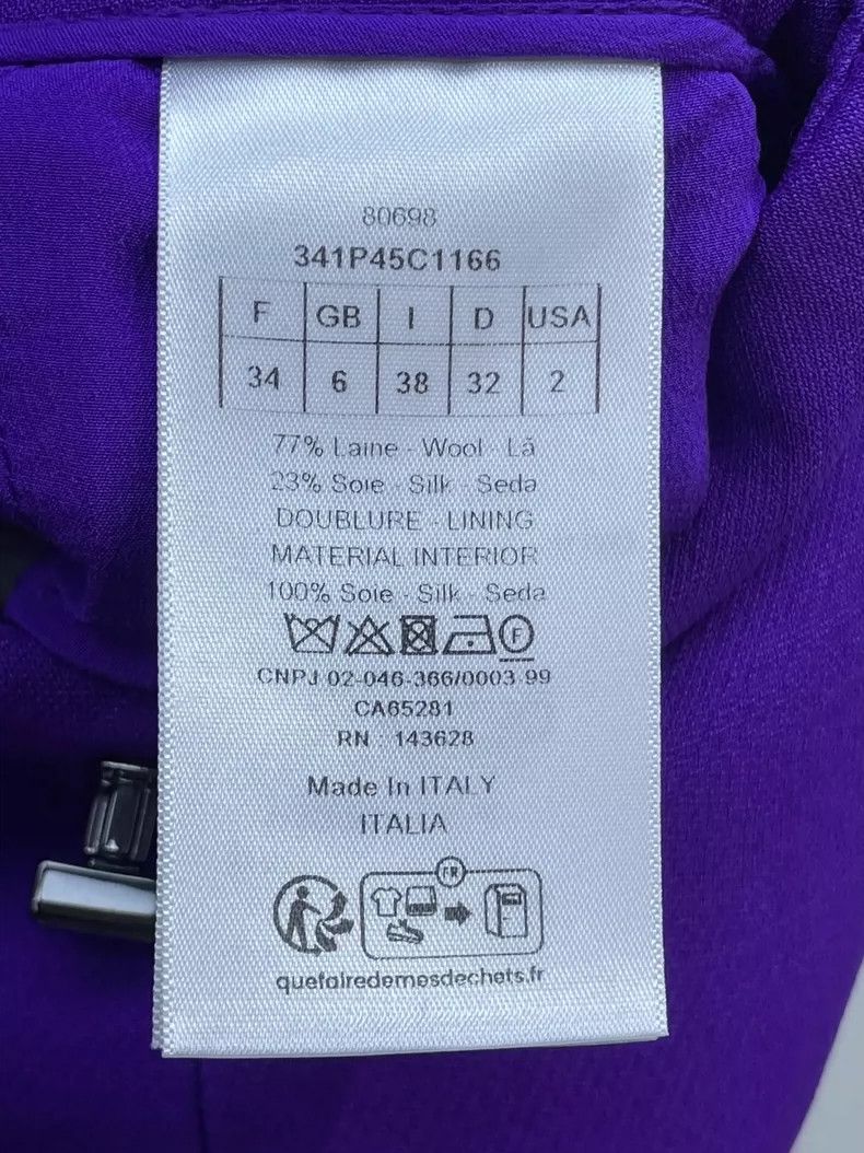 Dior Dior Purple Skirt Pants with CD Buckle Size 34" / US 12 / IT 48 - 7 Thumbnail