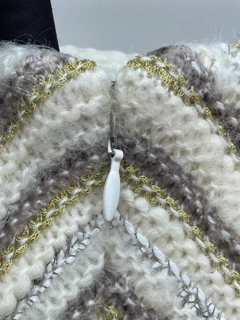 Chanel Chanel Chevron Woven Skirt Size 36 Size 36" / US 14 / IT 50 - 5 Thumbnail