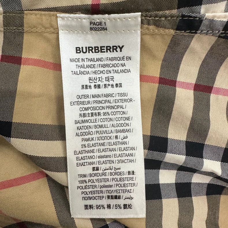 Burberry Burberry Check Pattern Long Sleeve Shirt Size XS / US 0-2 / IT 36-38 - 4 Thumbnail