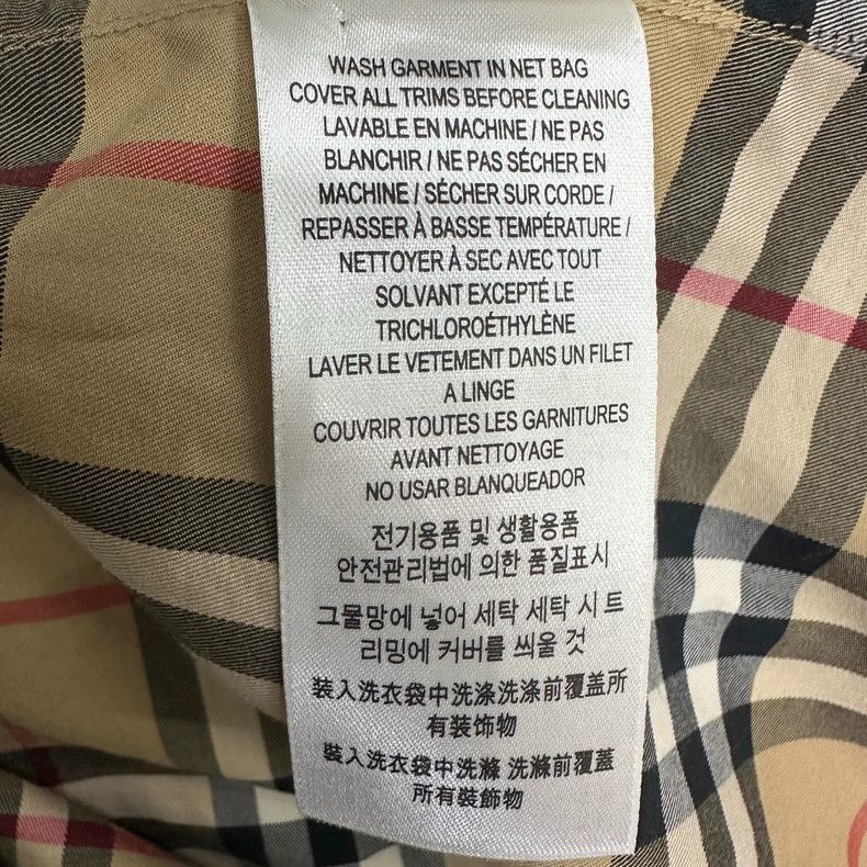 Burberry Burberry Check Pattern Long Sleeve Shirt Size XS / US 0-2 / IT 36-38 - 6 Thumbnail