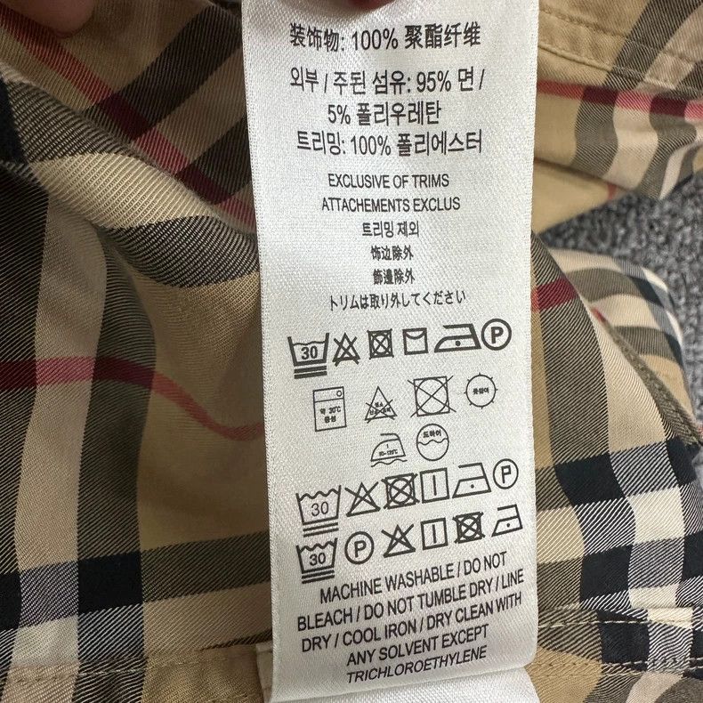 Burberry Burberry Check Pattern Long Sleeve Shirt Size XS / US 0-2 / IT 36-38 - 5 Thumbnail