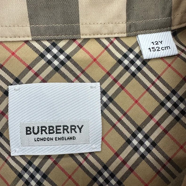 Burberry Burberry Plaid Print Short Sleeve Shirt Size XL / US 12-14 / IT 48-50 - 3 Thumbnail